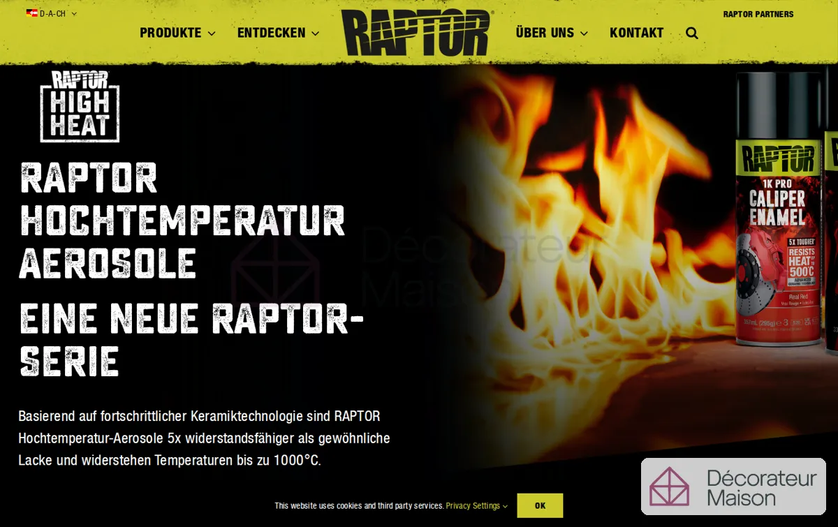 Capture : Home - Raptortough